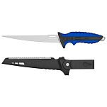 Mustad MT-098-24 Нож нож MT098 Серебристый  Blue 7´´
