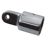 Dismarina EK13 Заглушка петли для трубки Серебристый Silver 22 mm