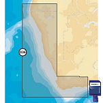 Navionics MSD_NAVP_6G036S2 Navionics MSD_NAVP_6G036S2+ Small SD Southeast of Africa Голубой 6G036S2