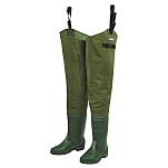 DAM 8714046 Hydroforce Nylon Taslan Hip Wader  Green EU 46