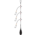 Daiwa MO258395 Surfcasting Essential Classic Rigs Крюк Серебристый Black