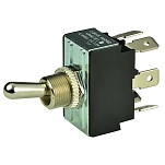 Bep marine 1002014 SPST 25A 12V 1/4´´ Вкл-выкл-вкл выкл-вкл двухполюсный тумблер Silver / Black