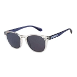 Superdry 996097-07-3030 Солнцезащитные очки Sds-5038-105 Crystal / Blue Solid Smoke/CAT3