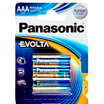 Panasonic LR03EGE/4BP 1x4 Evolta LR 03 Micro Аккумуляторы Голубой Blue