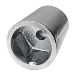 Plastimo 38254 Конический Hexagonal Zinc Анод  35 mm