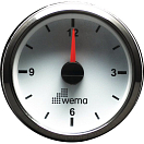 Купить Кварцевые часы Wema IMCR-WS 110662 12/24В Ø62мм вырез Ø52мм белые/нержавейка 7ft.ru в интернет магазине Семь Футов