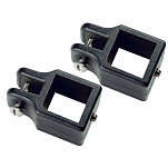 Seachoice 50-76361 Jaw Slide Square Черный  Black