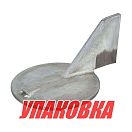 Анод цинковый Yamaha 150/175/200 (киль протектор), Omax (упаковка из 4 шт.) 6J94537101_OM_pkg_4