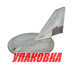 Анод цинковый Yamaha 150/175/200 (киль протектор), Omax (упаковка из 4 шт.) 6J94537101_OM_pkg_4