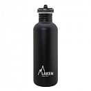 Купить Laken BSF100NE Нержавеющая сталь Basic Flow бутылка 1L Бесцветный Black 7ft.ru в интернет магазине Семь Футов