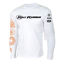 Купить Kali kunnan 66100 Футболка с длинным рукавом Logo Белая White S 7ft.ru в интернет магазине Семь Футов