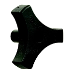 Jr products 342-20175 Трехлопастная оконная ручка Зеленый Black 14.28 mm