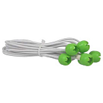 Euromarine 007363 80 cm Мяч Веревка 3 единицы  Green 4 mm
