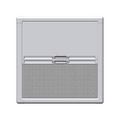 Купить Светозащитная шторка и москитная сетка Seaview Seascreen Roller SSR-L70-627-627-WHT-WHT-R42-L 627x627мм размер 70 с рамочной лентой белая 7ft.ru в интернет магазине Семь Футов