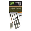Купить Fox international CAC904-UNIT Свинцовые клипсы Edges™ Naturals Copper-Core Heli Brown 7ft.ru в интернет магазине Семь Футов