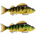 Live target YPS134MS713 Yellow Perch Приманка для плавания 140 mm 35g Золотистый Gold / Olive