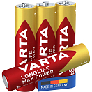 Купить Varta 38444 1x4 Longlife Max Power Micro AAA LR03 Аккумуляторы Голубой Blue 7ft.ru в интернет магазине Семь Футов