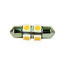 Купить Scandvik 390-41035P Светодиодная лампа Festoon 30 mm 1.2W Зеленый Warm White 115 Lumens 7ft.ru в интернет магазине Семь Футов