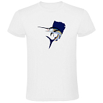 Kruskis CA65500601K031 Футболка с коротким рукавом Jumping Sailfish Белая White 3XL