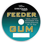 Drennan LCFG010 Feeder Gum 10 m Фторуглерод Белая 10 Lbs 