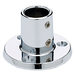 Seachoice 50-37821 90° Круглый базовый рельсовый фитинг Серебристый Silver 7/8´´ 