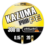 Asari LAKP30035 Kazuma Pro PE 300 M Линия Серый  Grey 0.350 mm 