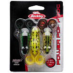 Berkley 1550660 Power Pop Frog Мягкая Приманка 60 мм 10 г 3 Пакет Многоцветный Multicolour