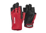 MUSTO 86118_169-XS Перчатки ESSENTIAL SAILING 2.0 / короткие пальцы / красные / Размер одежды: XS