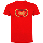 Kruskis CA65500660C075 Футболка с коротким рукавом Fresh Crab Красный Red 3XL