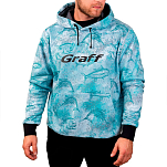Graff 231-BL-14-XL Толстовка с капюшоном Waterproof Голубой Ocean XL