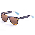 Ocean sunglasses 59000.52 поляризованные солнцезащитные очки Lowers Frame Demy Brown-White-Blue / Arms / Smoke Frame Demy Brown-White-Blue / Arms / Smoke/CAT3