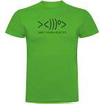 Kruskis CA65500383S008 Футболка с коротким рукавом Simply Fishing Addicted Зеленый Green L