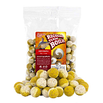 Benzar mix 98017102 Turbo Bicolor 250g Медово-ананасовый бойл White / Yellow 20 mm