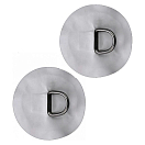 Кольцо D-образное серое, 2 шт Sun Selection SSCL00045004-1-1_SET2