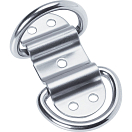 Купить Plastimo 46420 Двойная шарнирная опора для проушин Silver 7ft.ru в интернет магазине Семь Футов