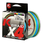 Kolpo 0438004-18 Kx4 300 m Плетеный  Multicolour 0.180 mm