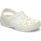 Купить Crocs 210943-0wv-j1 Деревянные башмаки Classic Floral Cut Out Chalk 35x25x15 EU 32 7ft.ru в интернет магазине Семь Футов