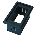 Купить Euromarine 002855 Одиночный модуль тумблера для скрытого монтажа Серебристый Black 28 x 55 mm 7ft.ru в интернет магазине Семь Футов