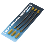 Nash T8021 Leadcore Gripping Chod Bead Heli Kit Рукава против запутывания Коричневый Brown
