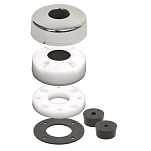 Blue sea systems 661-1002100 зажим для кабеля крышки нержавеющая сталь Grey 21.18 mm