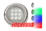 Подводный огонь IH9CP, RGBW, 24w, Marine Rocket (упаковка из 4 шт.) MRUL9CPRGBW_pkg_4