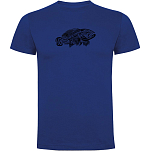 Kruskis CA65500105K205 Футболка с коротким рукавом Grouper Tribal Голубой Royal Blue S