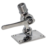 Forniture nautiche italiane 5555223 Двойная опора антенны из нержавеющей стали Серебристый Silver