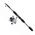 Mitchell 1580893 MX1 Lure Tele Вращающееся комбо Black 2.10 m