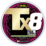 Duel 114704 TX8 100 m Плетеный  Lima Green 0.210 mm