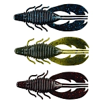 Berkley 28632279175 Powerbait Craw Fatty 80 Mm Голубой  Louisiana Bug