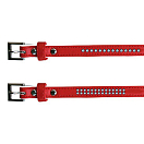 Купить Freedog FD4000353 Кожзаменитель Collar С бриллиантами Красный Red 25 mm x 55 cm 7ft.ru в интернет магазине Семь Футов