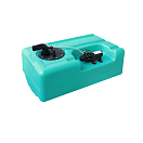 Купить Жёсткий водяной бак Can-SB 01.2902 52л 750х390х290мм шланг Ø38мм с насосом 12В 1,6А 2,8бар 3,8л/мин Ø10мм для пресной воды из полиэтилена зеленый 7ft.ru в интернет магазине Семь Футов