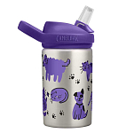 Camelbak CAOHY090016CATS DOGS Eddy+ Kids SST бутылка 400ml Голубой Cats Dogs