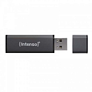 Купить Intenso 3521491 Alu Line 64GB Флешка Серый  Anthracite 64 GB  7ft.ru в интернет магазине Семь Футов